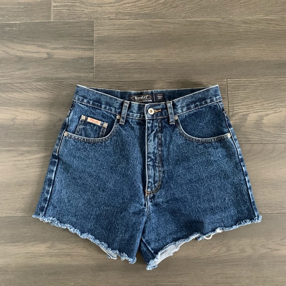 Denim high waisted shorts size 30 - Picture 2 of 2